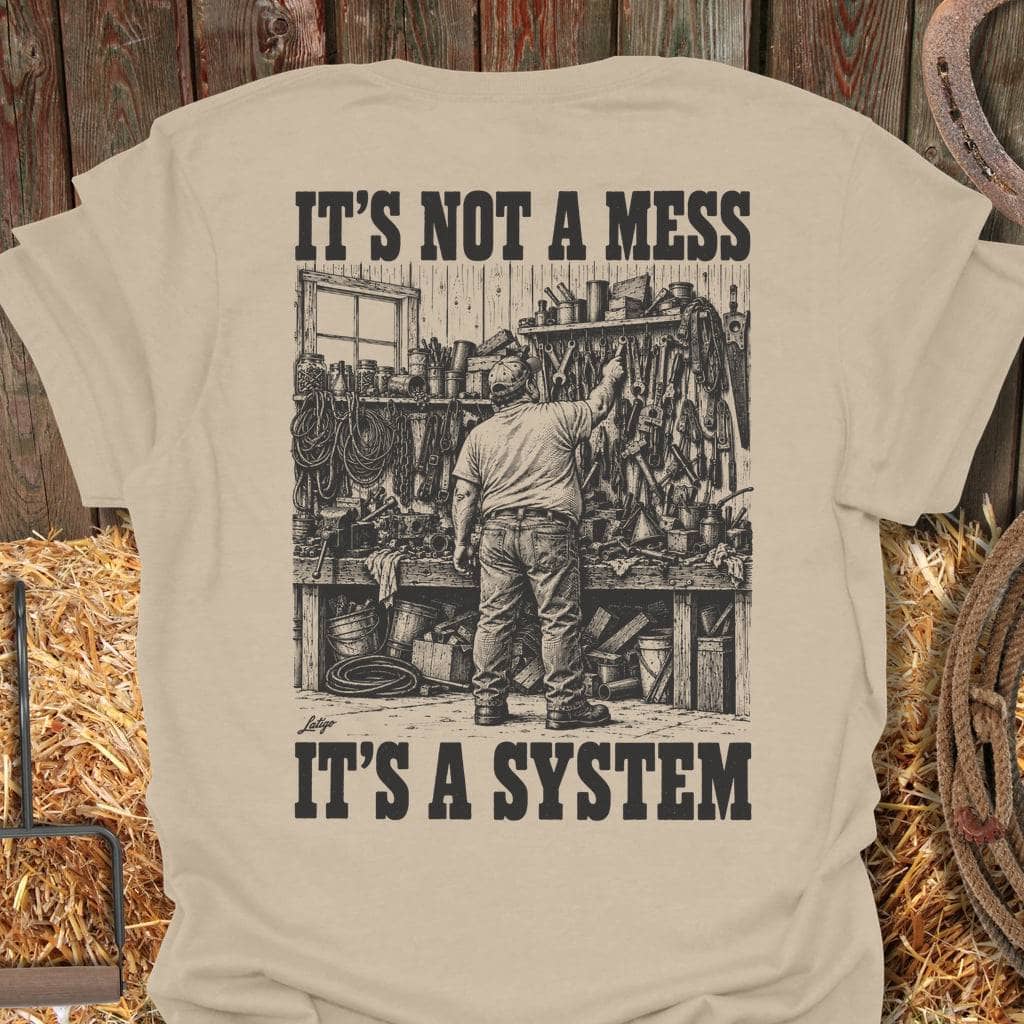 Printify T-Shirt Sand / S A System Tee