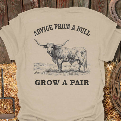 Printify T-Shirt Sand / S Advice Tee
