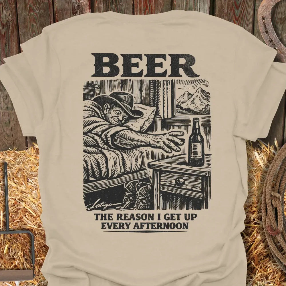 Printify T-Shirt Sand / S Afternoon Beer Tee