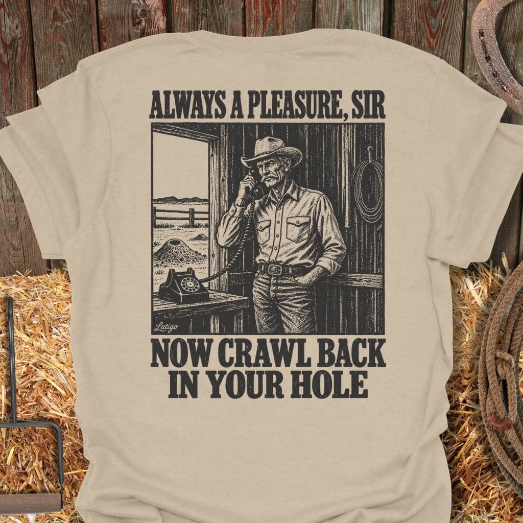 Printify T-Shirt Sand / S Always A Pleasure Tee