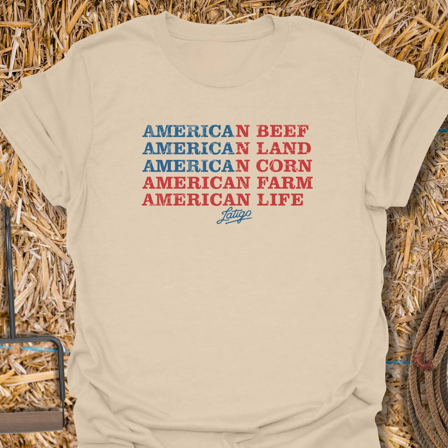 Printify T-Shirt Sand / S American Tee