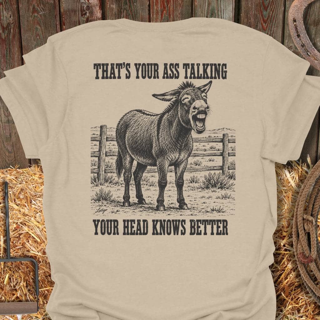 Printify T-Shirt Sand / S Ass Talking Tee