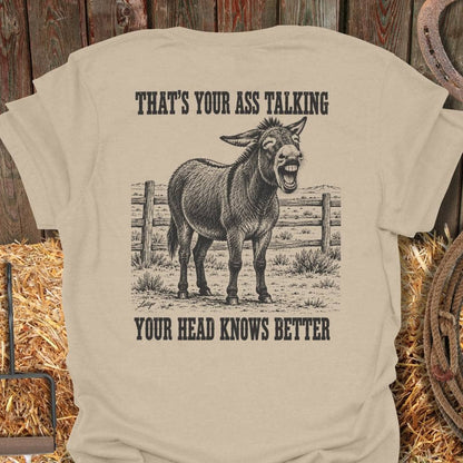 Printify T-Shirt Sand / S Ass Talking Tee