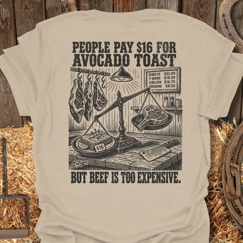 Printify T-Shirt Sand / S Avocado Toast Tee