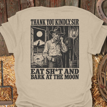 Printify T-Shirt Sand / S Bark At The Moon Tee