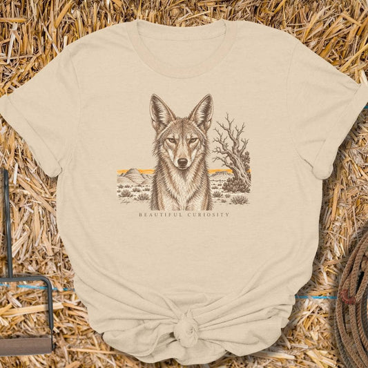Printify T-Shirt Sand / S Beautiful Curiosity Tee