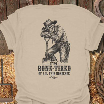 Printify T-Shirt Sand / S Bone Tired Tee