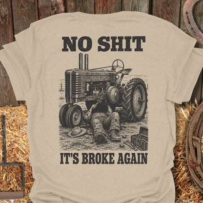 Printify T-Shirt Sand / S Broke Again Tee