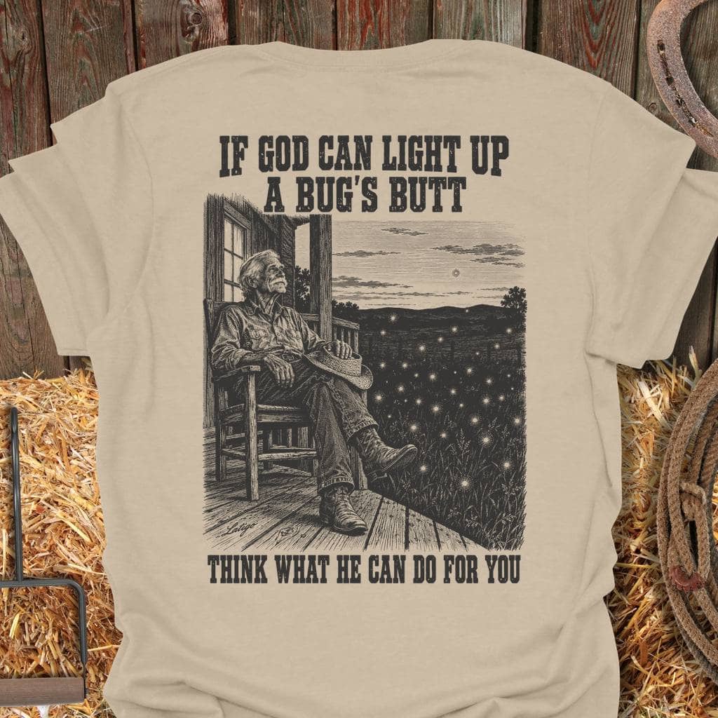 Printify T-Shirt Sand / S Bug's Butt Tee