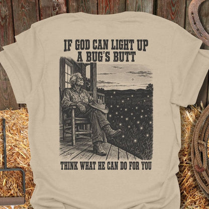 Printify T-Shirt Sand / S Bug's Butt Tee