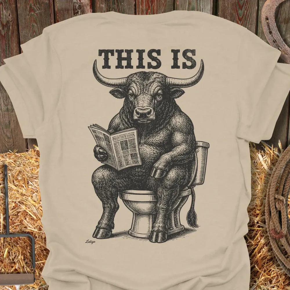 Printify T-Shirt Sand / S Bull Tee