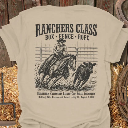 Printify T-Shirt Sand / S California Reined Cow Horse Association 4 Tee
