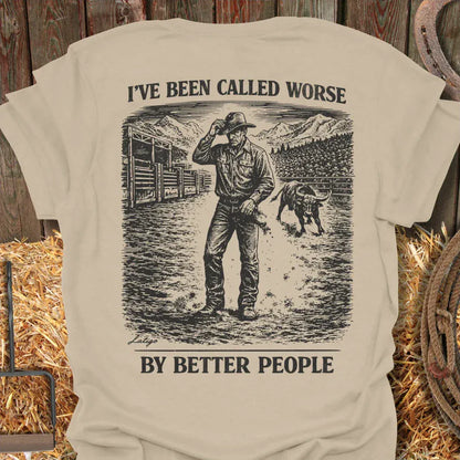 Printify T-Shirt Sand / S Called Worse Tee