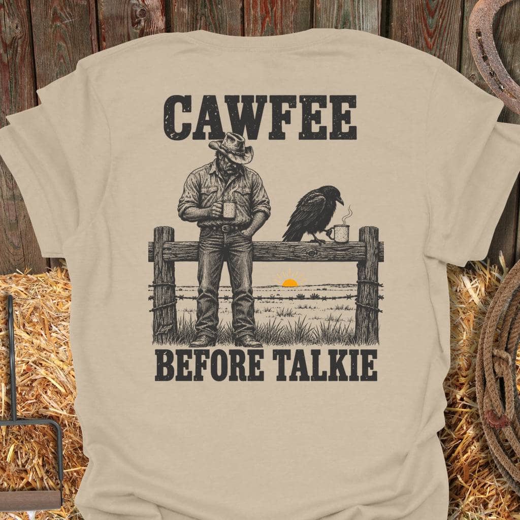 Printify T-Shirt Sand / S Cawfee Tee