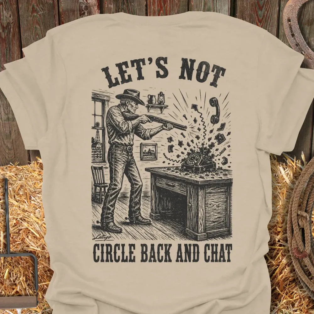 Printify T-Shirt Sand / S Circle Back Tee