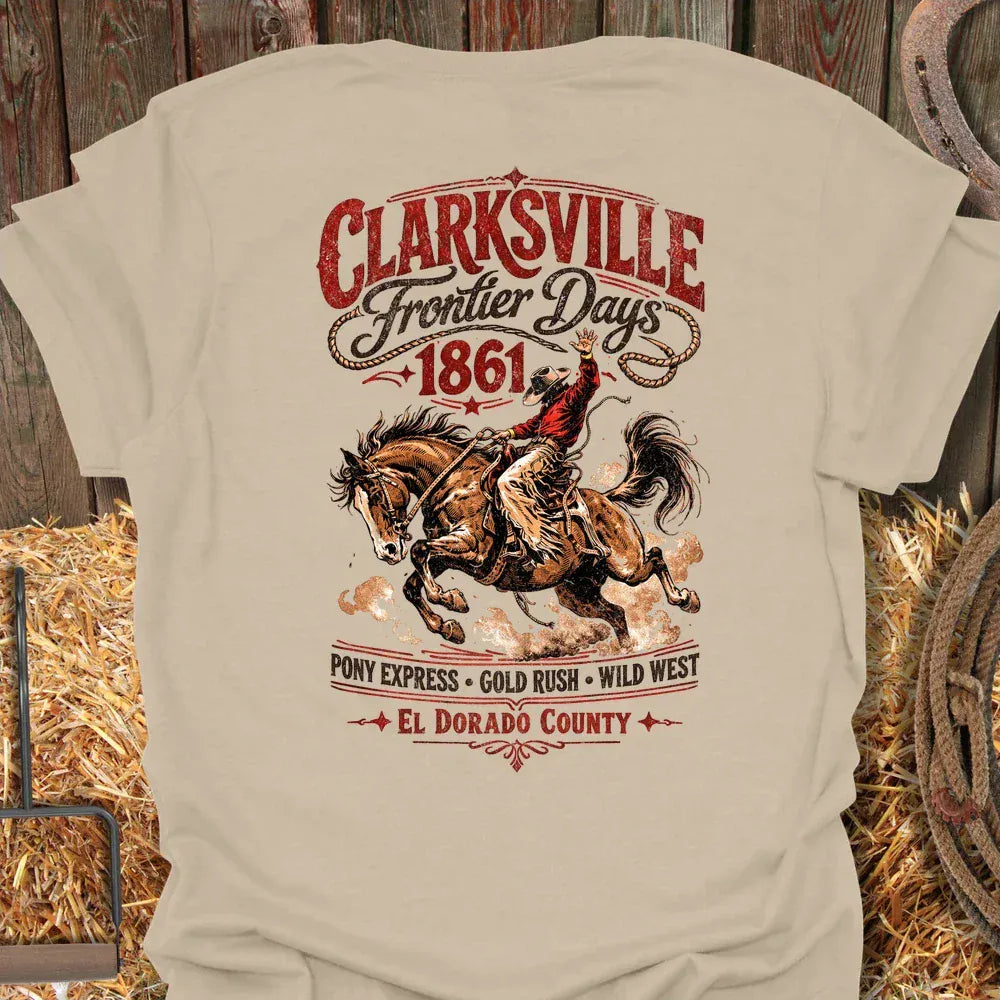 Printify T-Shirt Sand / S Clarksville Tee