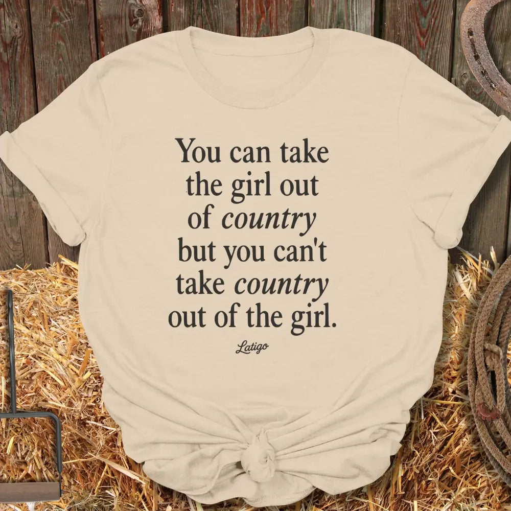 Printify T-Shirt Sand / S Country Tee