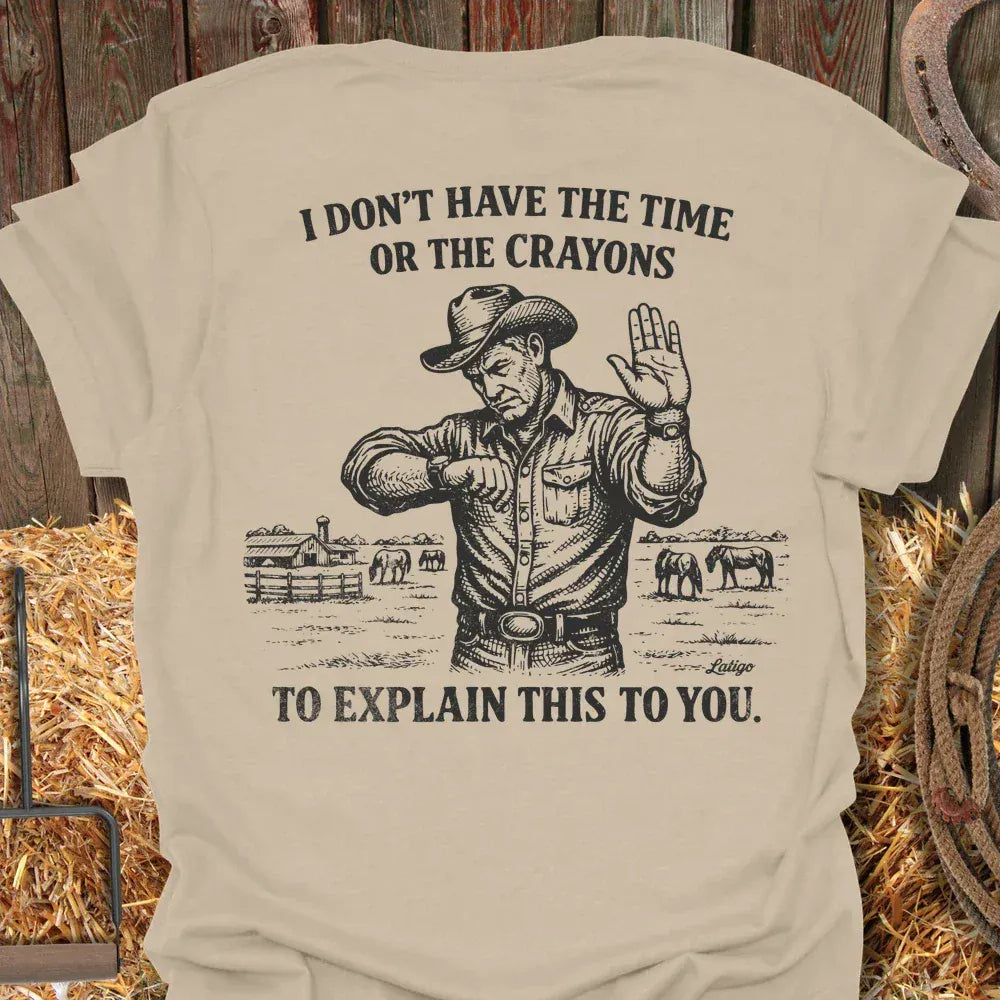 Printify T-Shirt Sand / S Crayons Tee