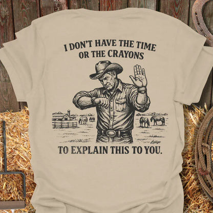 Printify T-Shirt Sand / S Crayons Tee