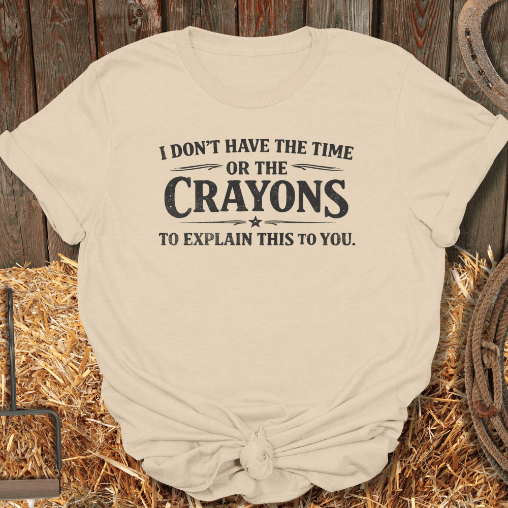 Printify T-Shirt Sand / S Crayons Tee