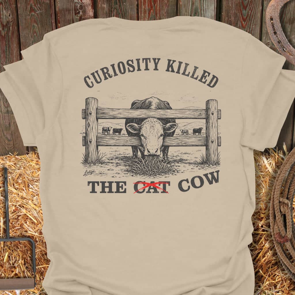 Printify T-Shirt Sand / S Curiosity Tee