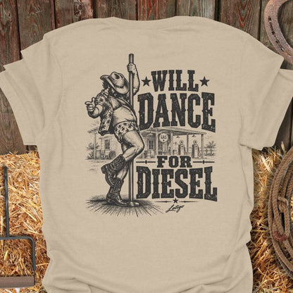 Printify T-Shirt Sand / S Dance For Diesel Tee