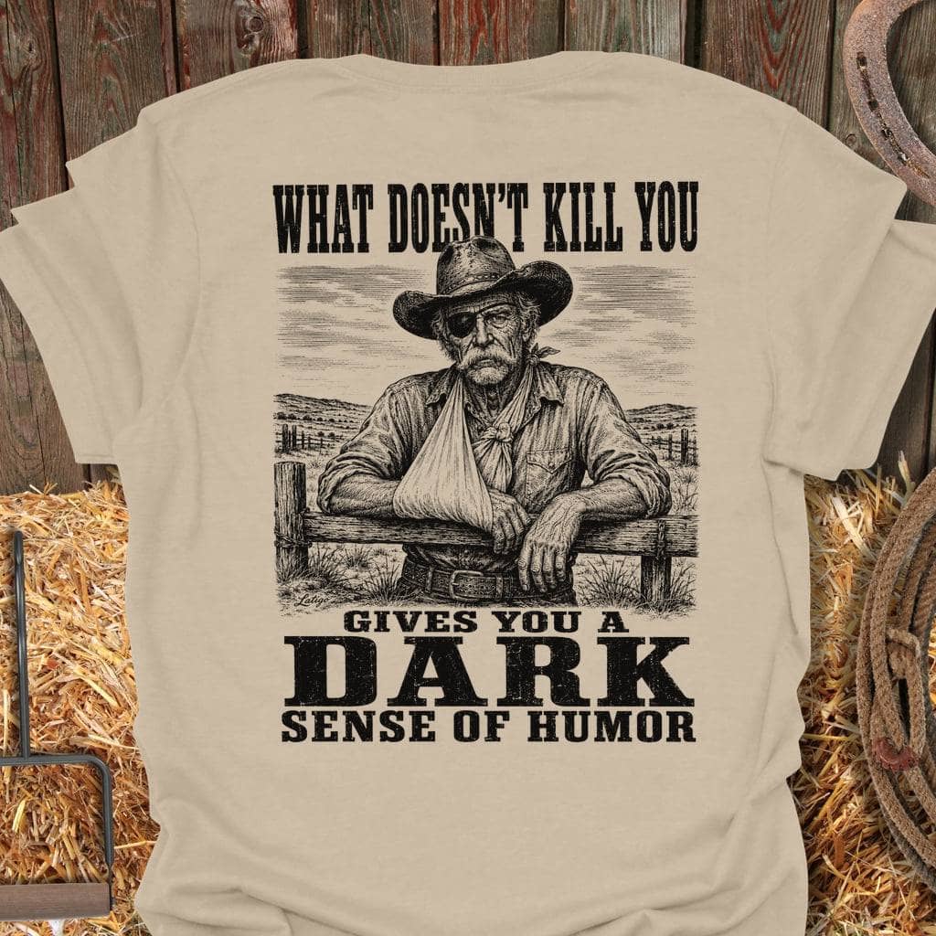 Printify T-Shirt Sand / S Dark Humor Tee