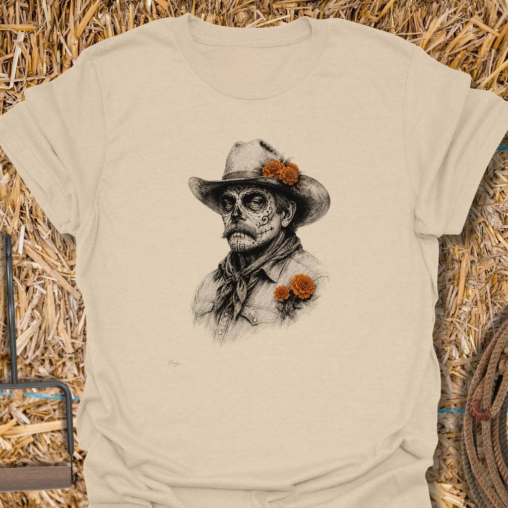 Printify T-Shirt Sand / S Dia Vaquero Tee