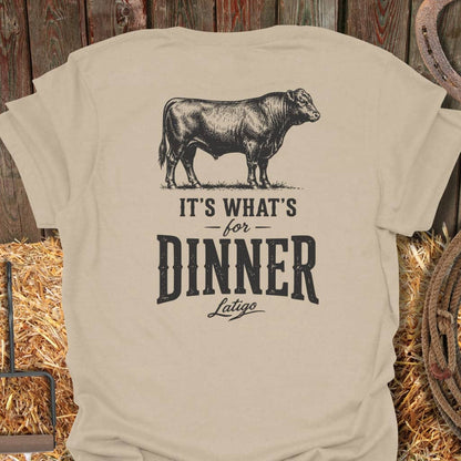 Printify T-Shirt Sand / S Dinner Tee