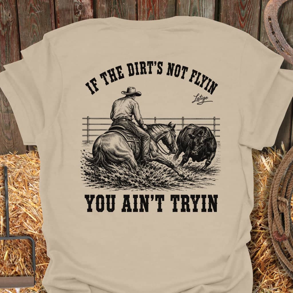 Printify T-Shirt Sand / S Dirt Flyin Tee