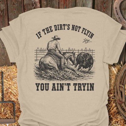 Printify T-Shirt Sand / S Dirt Flyin Tee