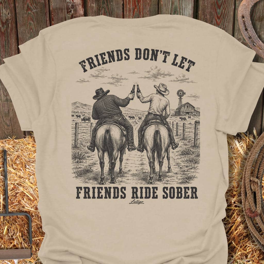 Printify T-Shirt Sand / S Drunk Tee
