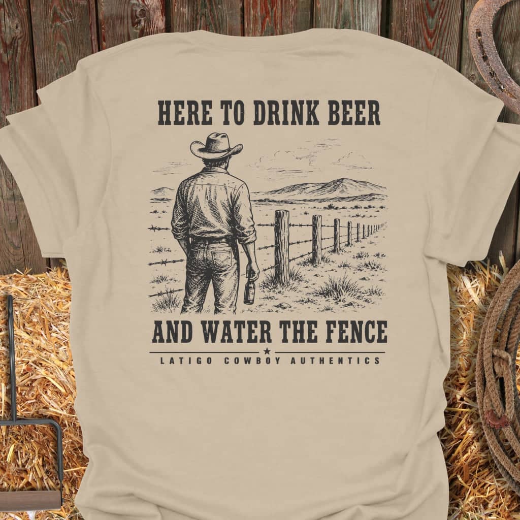 Printify T-Shirt Sand / S Fence Tee