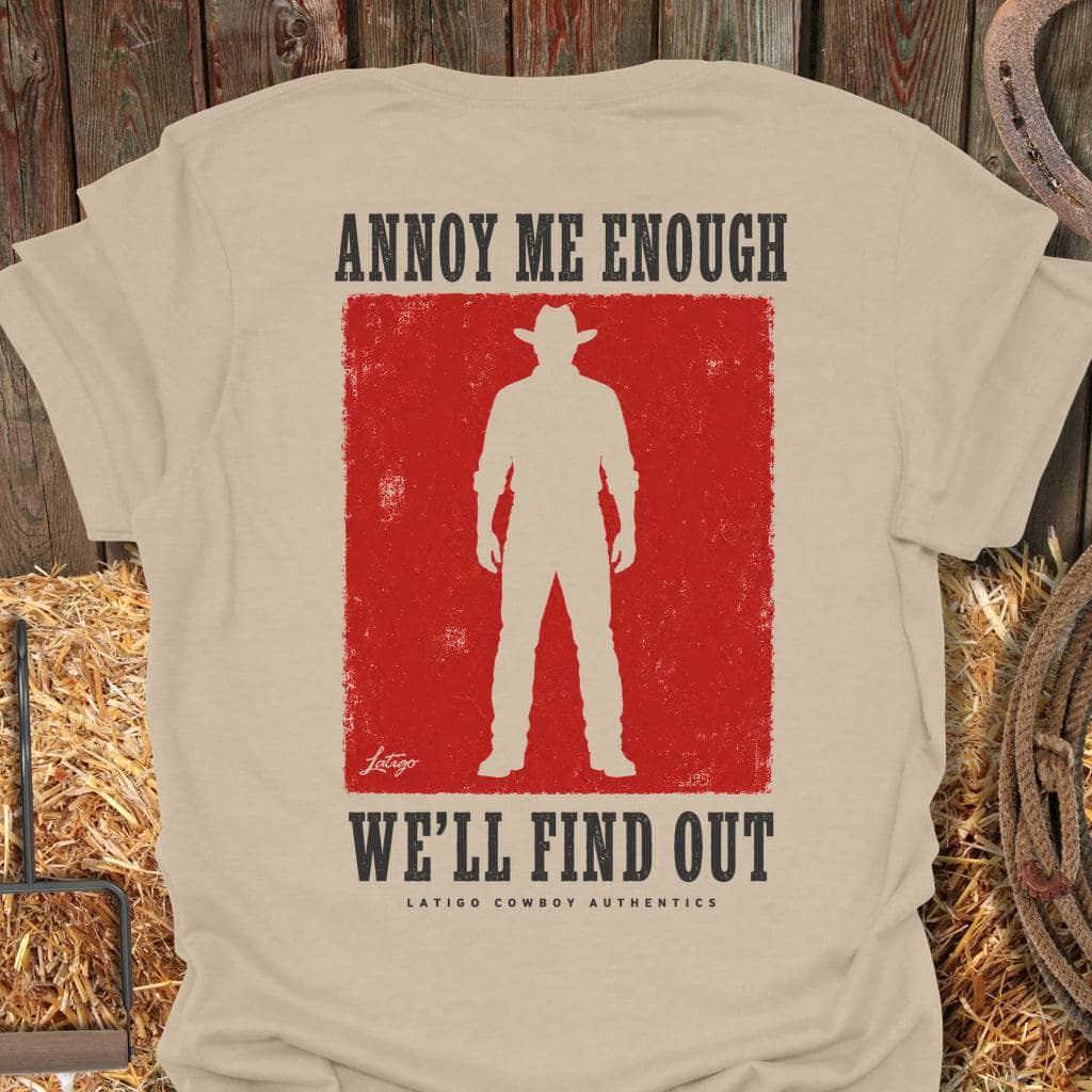 Printify T-Shirt Sand / S Find Out Tee