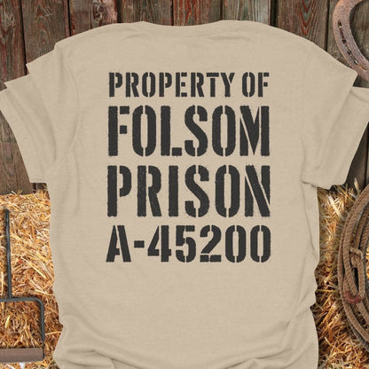 Printify T-Shirt Sand / S Folsom Prison Tee