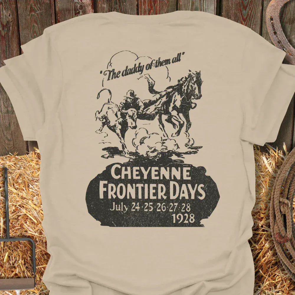 Printify T-Shirt Sand / S Frontier Days Tee