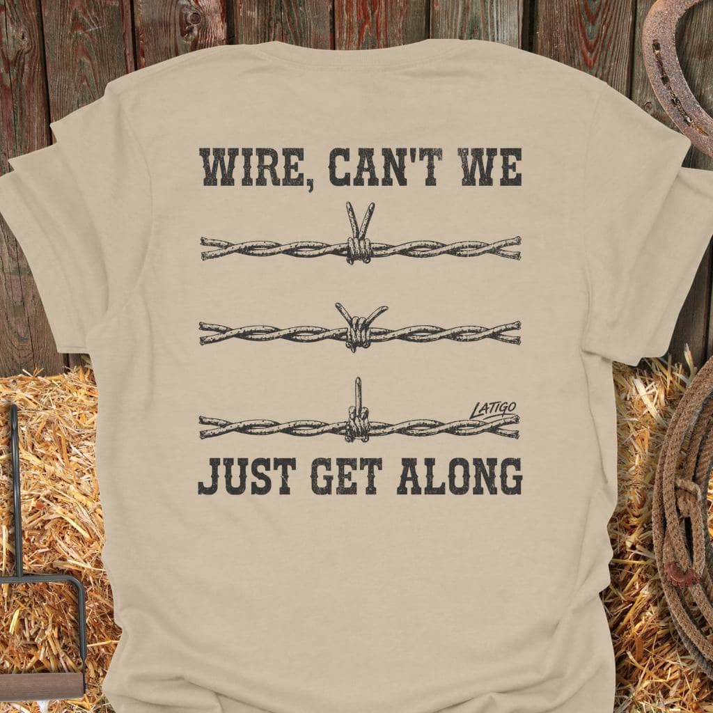 Printify T-Shirt Sand / S Get Along Tee