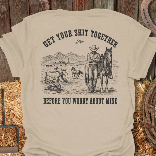 Printify T-Shirt Sand / S Get It Together Tee