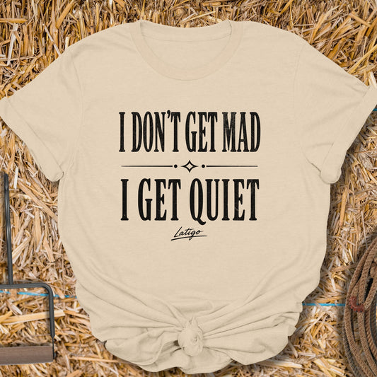 Printify T-Shirt Sand / S Get Mad Tee