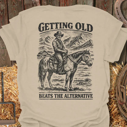 Printify T-Shirt Sand / S Getting Old Tee