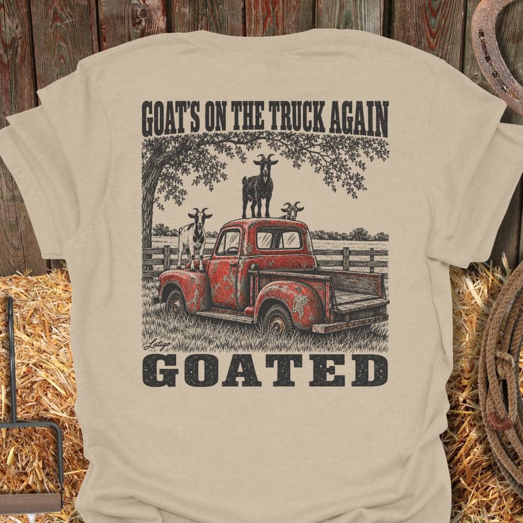 Printify T-Shirt Sand / S Goated Tee