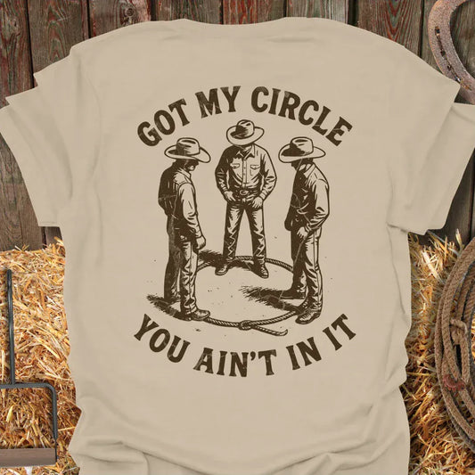Printify T-Shirt Sand / S Got My Circle Tee