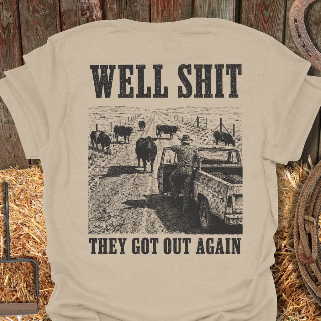 Printify T-Shirt Sand / S Got Out Tee