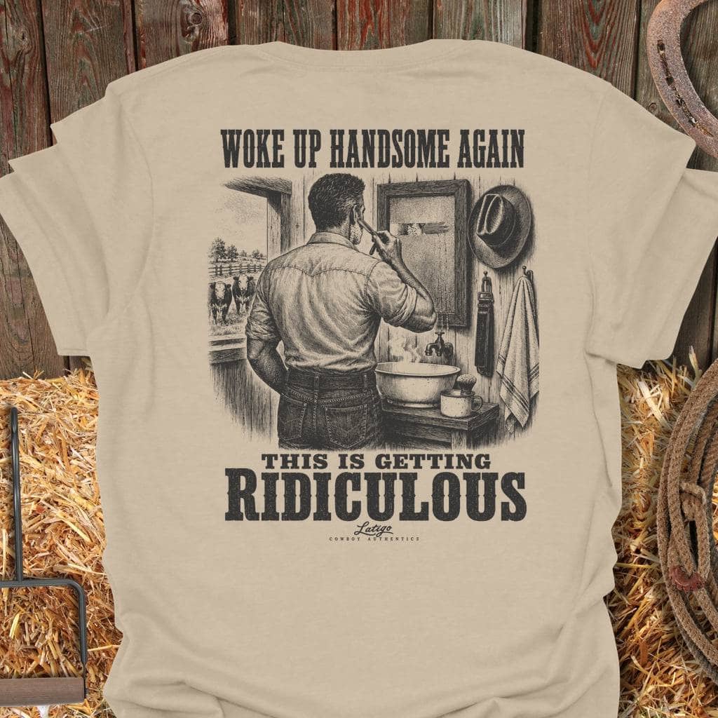 Printify T-Shirt Sand / S Handsome Again Tee