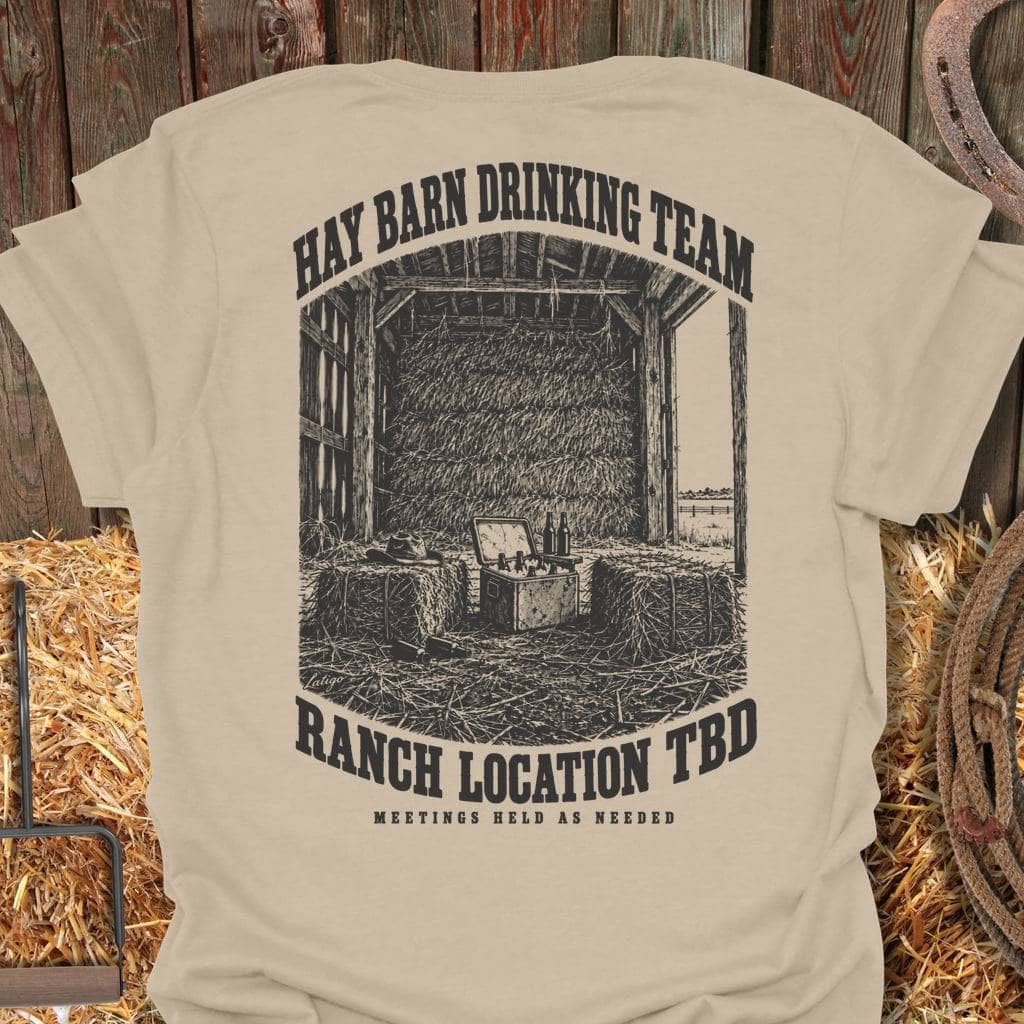 Printify T-Shirt Sand / S Hay Barn Tee