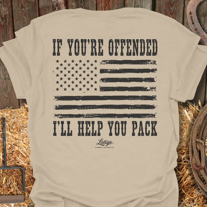 Printify T-Shirt Sand / S Help Pack Tee