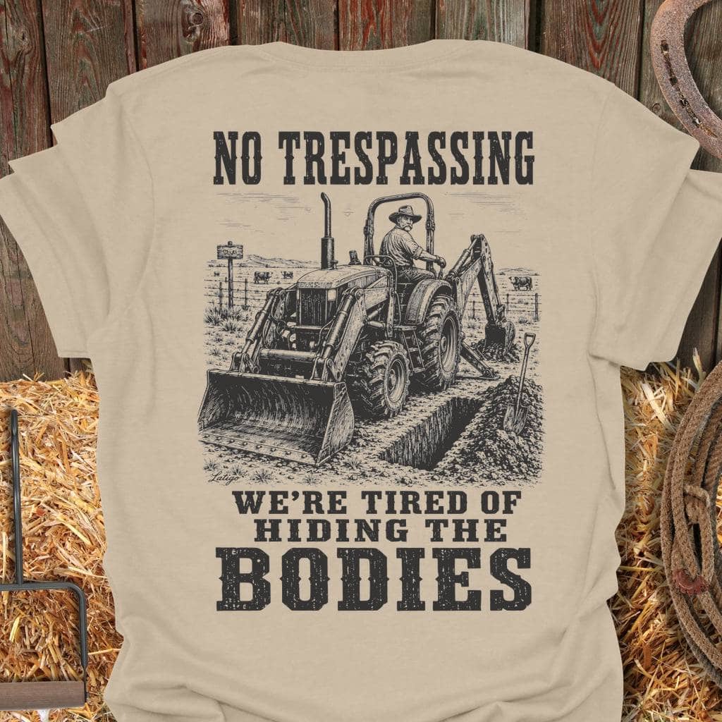 Printify T-Shirt Sand / S Hiding Bodies Tee