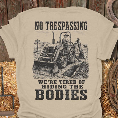 Printify T-Shirt Sand / S Hiding Bodies Tee