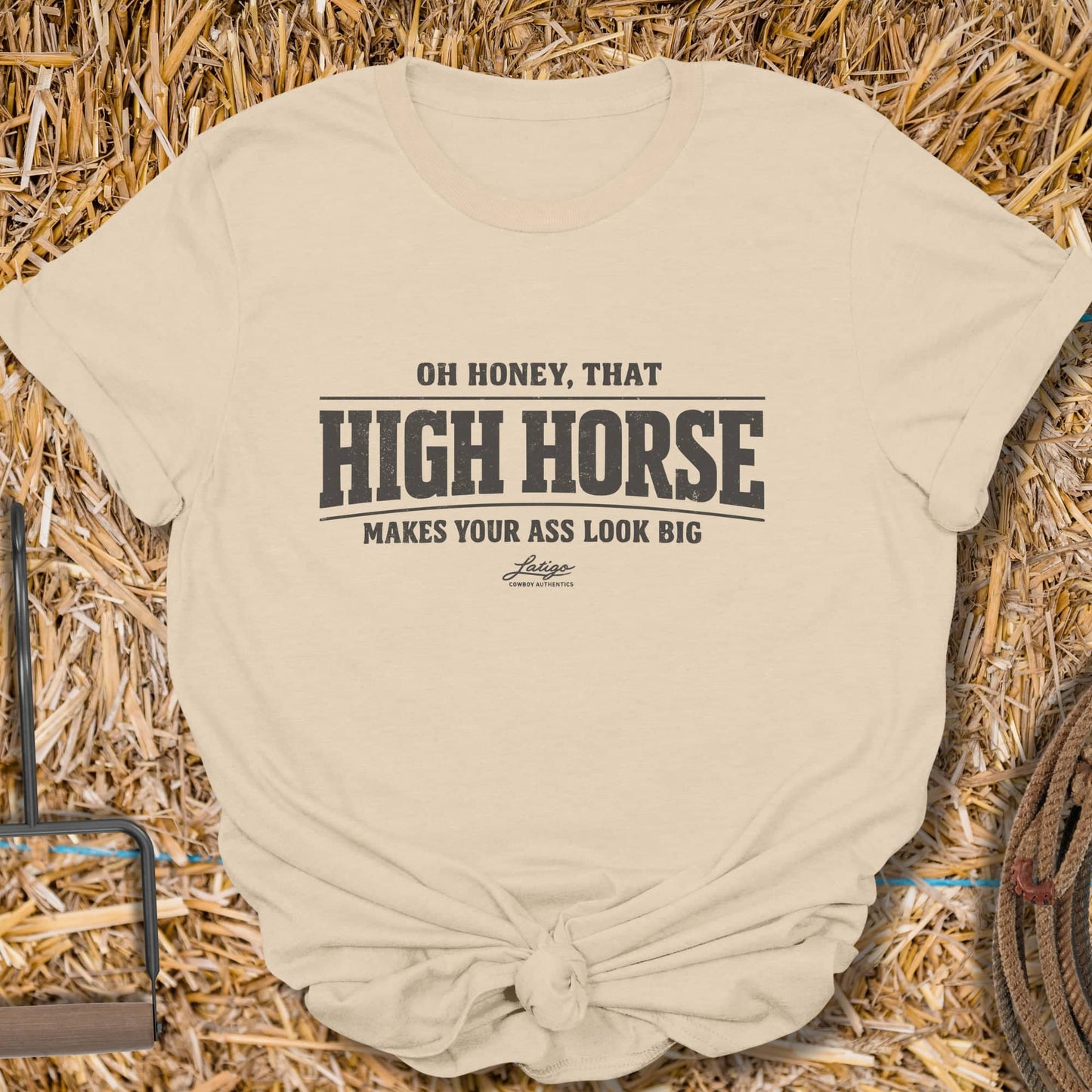 Printify T-Shirt Sand / S High Horse Tee