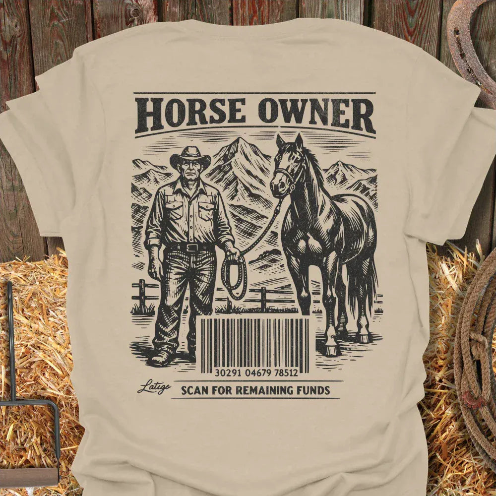 Printify T-Shirt Sand / S Horse Owner Tee
